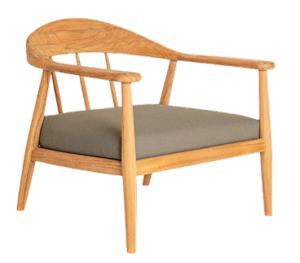 Emma Dining Chair Ivory With Black Legs